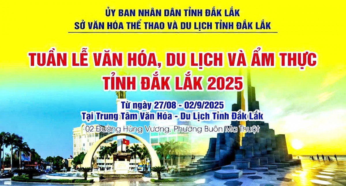Đắk Lắk tổ chức Tuần lễ Văn hóa, Du lịch và Ẩm thực 2025
